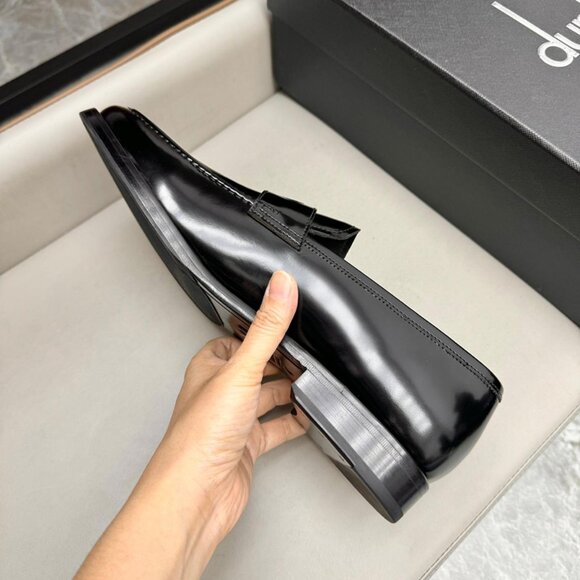 Dunhill Mens Classic Business Leather Shoes Black main image 4